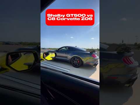 Shelby GT500 vs C8 Corvette Z06 🏎️