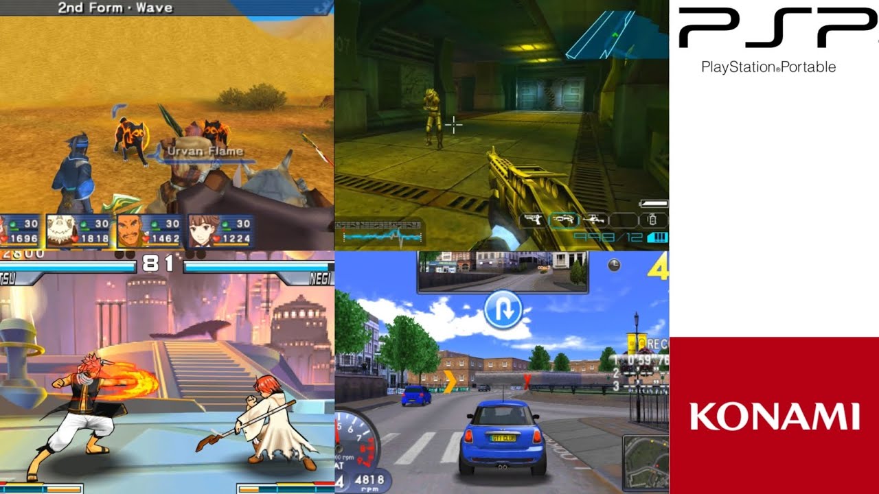 Top 30 Best Konami Games for PSP [Recommended]