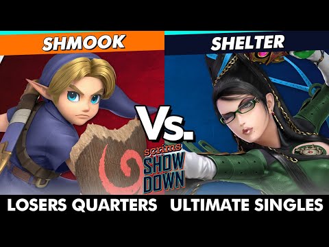 Scrims Showdown 99 Losers Quarters - Shmook (Young Link, Wolf) Vs. Shelter (Bayonetta) SSBU Ultimate