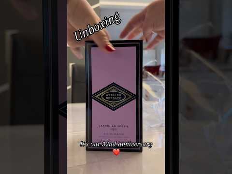 Unboxing Atelier Versace ,Jasmin au soleil eau de parfum #versaceperfume #unboxing #atelierversace