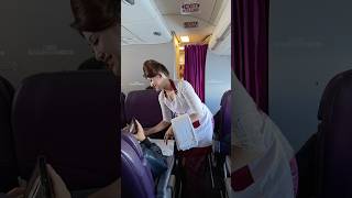Download lagu Beautiful Batik Air Flight Attendant Busy on an Airbus A330-300 Aircraft mp3