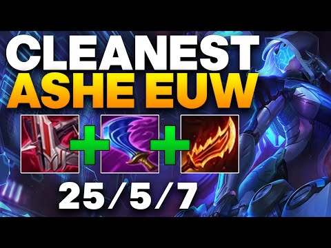 THE CLEANEST ASHE GAME I'VE EVER PLAYED - Ashe ADC Gameplay