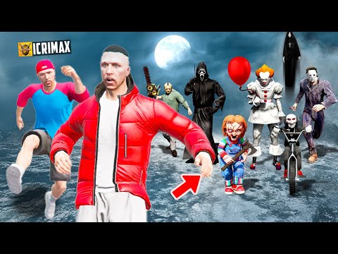 HORROR MONSTER HUNT all YOUTUBERS in GTA 5 RP!