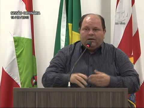 Pronunciamento Vereador Roberto Tribess - 19/09/2013