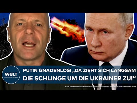 PUTINS KRIEG: "Da zieht sich langsam die Schlinge um die Ukrainer zu" Gnadenloser Kessel der Russen!