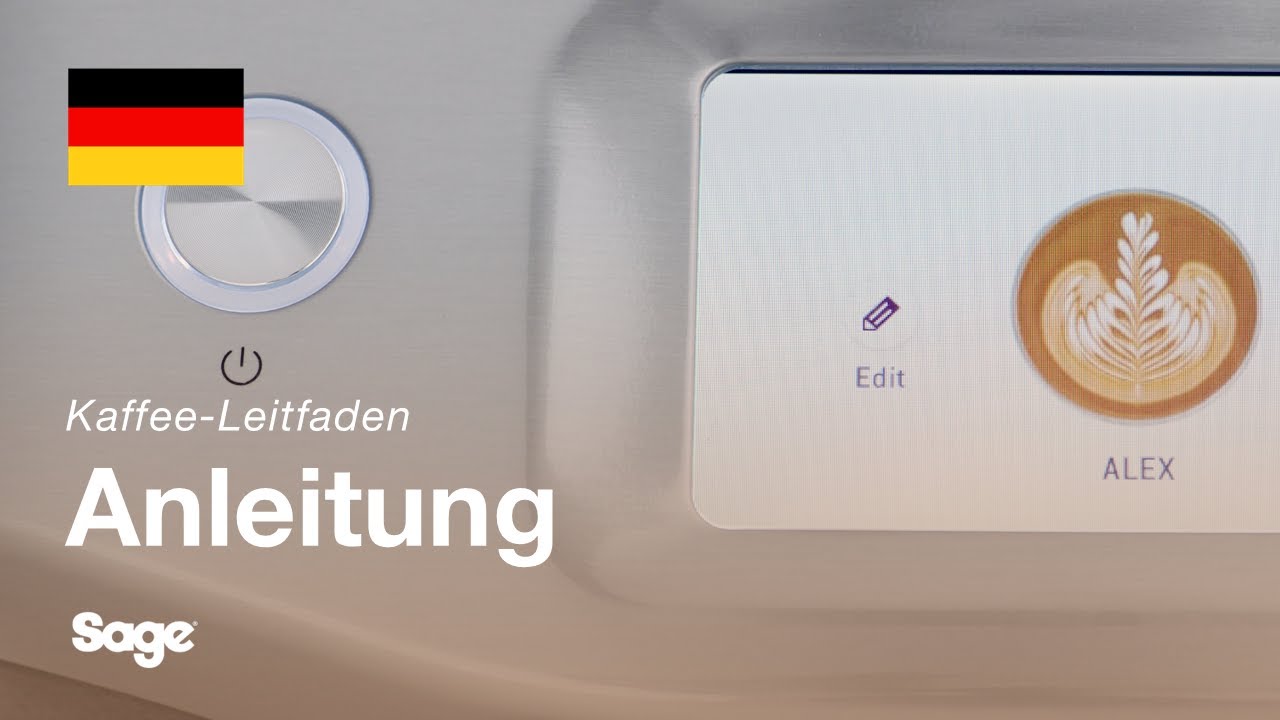 Individuelle Anpassung und Speichern eines Getränks