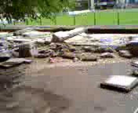 Crolla un muro del Robbiano