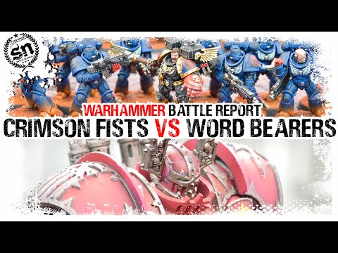 Warhammer 40k (Battle Report) Space Marines vs Chaos Space Marines