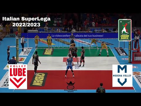 Zaytsev vs N'Gapeth - Scout View - Volley Lube vs Modena - Italian SuperLega 2022 - Highlights