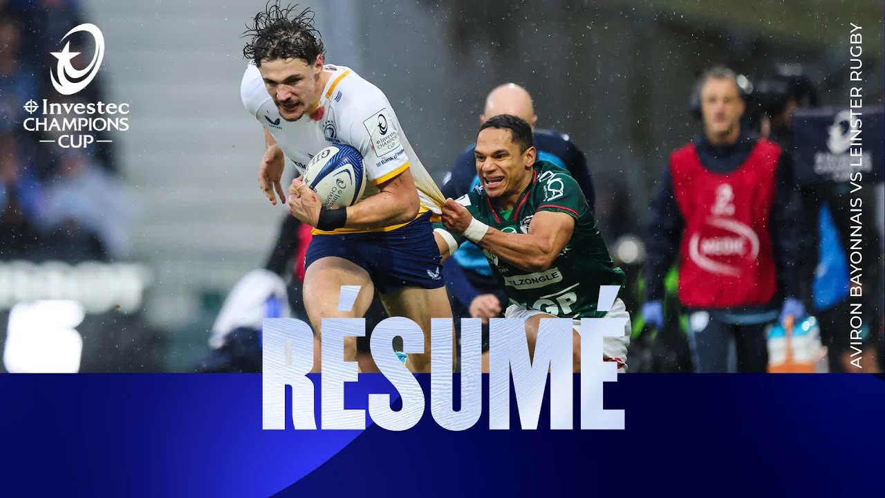 Résumés - Aviron Bayonnais v Leinster Rugby | Investec Champions Cup 2025/26