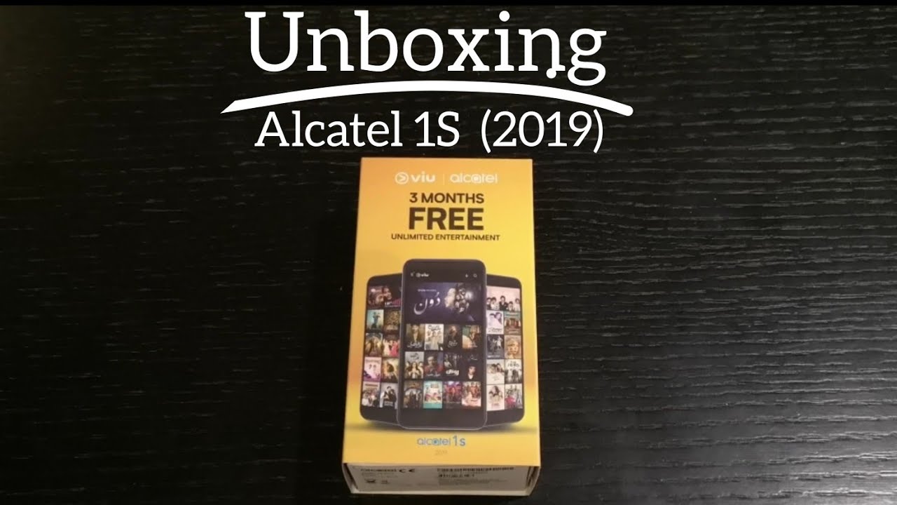 Unboxing : Alcatel 1S (2019) #alcatel