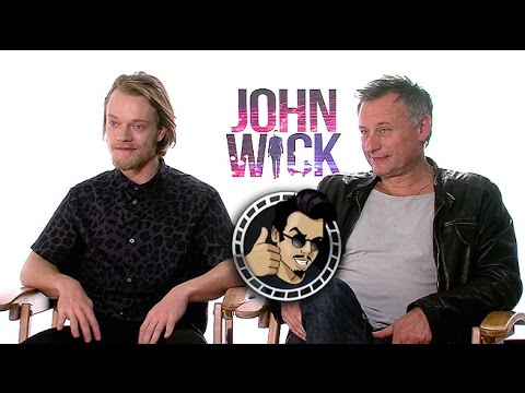 Alfie Allen and Michael Nyqvist Interview -  John Wick (HD) 2014