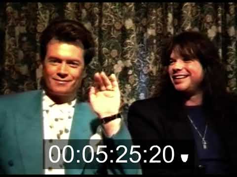 GLENN HUGHES (DEEP PURPLE) & JOHN NORUM (EUROPE) - Interview Outtake, Sweden 1992 (VHS)
