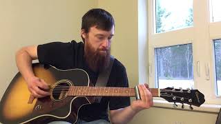 Video thumbnail for Slide Blues on My New Epiphone J-15 EC by Sam Wentzell Music