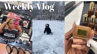 VLOG | I'M TAKING Y'ALL ADVICE... SNOWED IN, NEW RECIPES + MORE