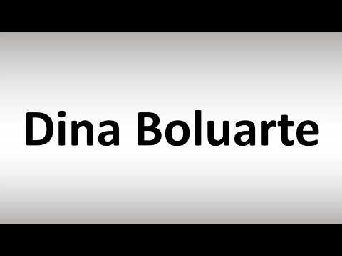 How to Pronounce Dina Boluarte