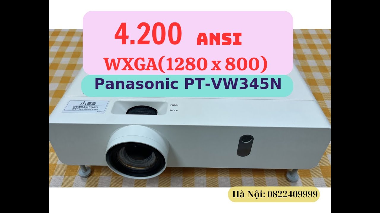 Máy chiếu cũ Panasonic PT-VW345N giá rẻ (DB5210021)