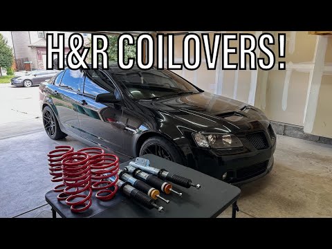 Pontiac G8 H&R Coilovers Install!