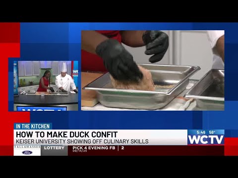 Chef James Taylor shows us how to make Duck Confit