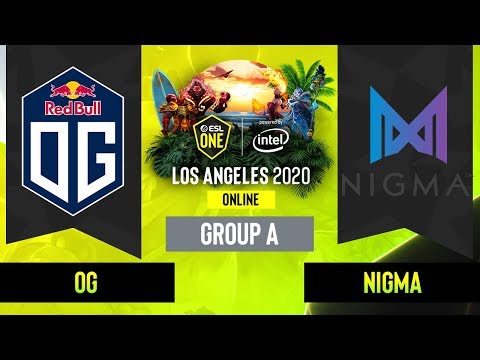 Dota2 - Nigma vs. OG - Game 1 - Group A - EU/CIS - ESL One Los Angeles