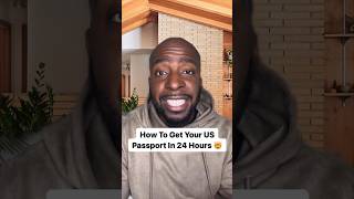 Get A US Passport in 24 Hours 🤯#travel #passport