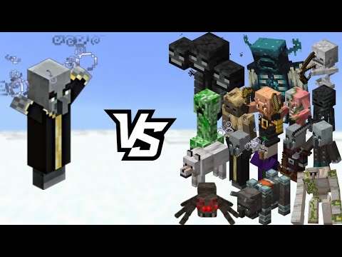 Ultimate Minecraft Mob Battle: Evoker vs All! 🤯🔥
