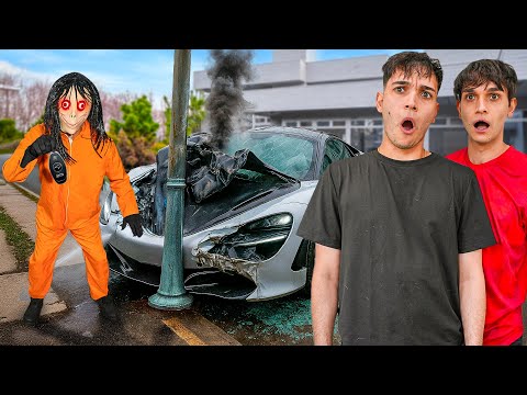The Creepy Man CRASHED Our McLaren!