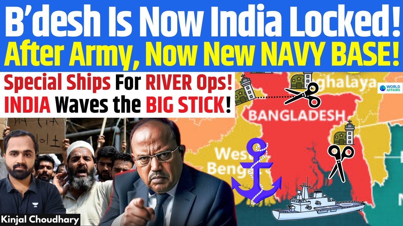 India Locks Bangladesh - New Naval Base in Bay of Bengal Signals Modi’s Big Stick Policy | Kinjal