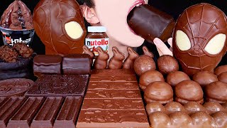 Download Lagu ASMR GAINT SPIDERMAN CHOCOLATE ICE CREAM NUTELLA DESSERT MUKBANG 초콜릿 먹방 チョコレート 咀嚼音 EATING SOUNDS Thumbnail