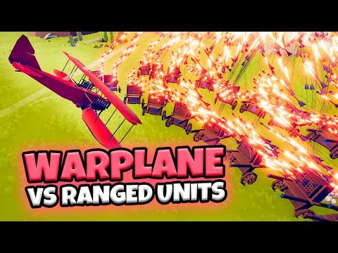 WARPLANE VS EVERY RANGED UNITS | TABS MODDED GAMEPLAY