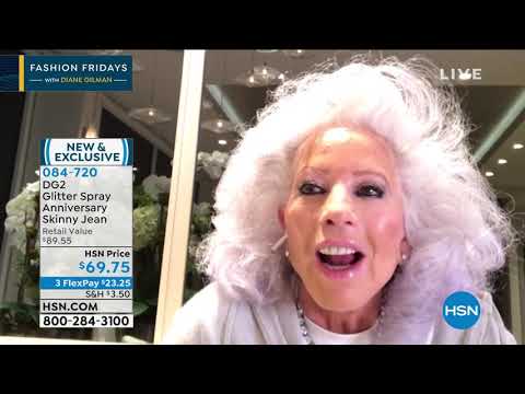 DG2 by Diane Gilman Glitter Spray Anniversary Skinny Jea...
