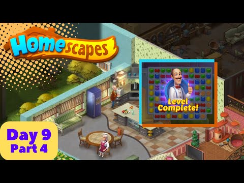 "HOMESCAPES: Day 9 Part 4 Kitchen Renovation - Story Walkthrough by BS Gaming"