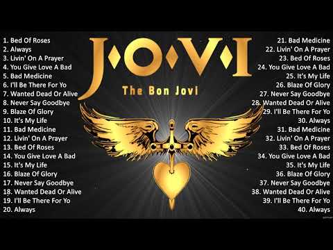 Bon Jovi Best Rock Songs Playlist Ever ~ Greatest Hits Of Full Album