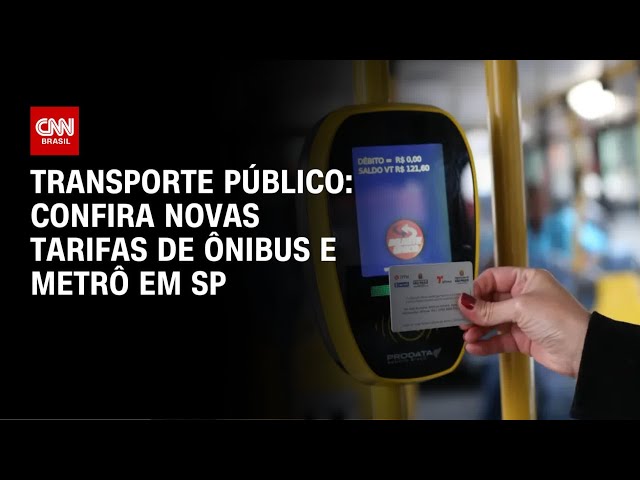 Entenda nova tarifa de ônibus e metrô em SP | CNN NOVO DIA