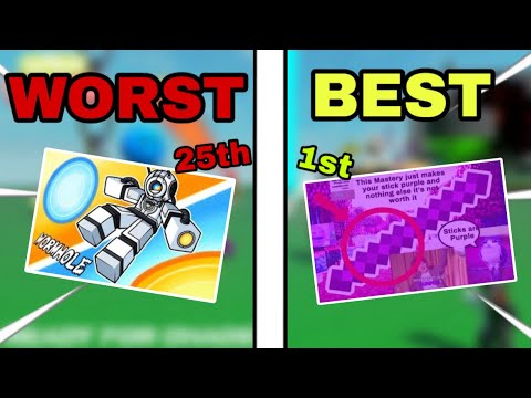 Ranking Every Mastery From WORST To BEST in Slap Battles (V2) | Roblox Slap Battles