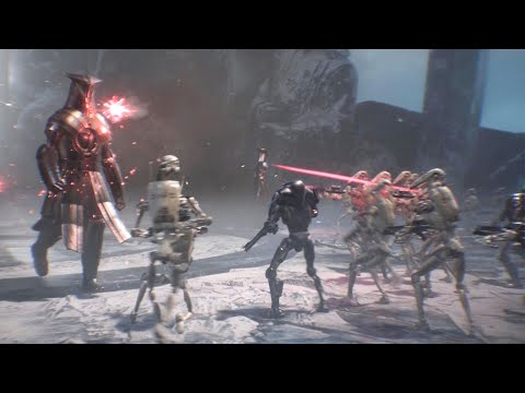 Separatist Droid Army vs Tomb Guardians - Star Wars Jedi: Fallen Order NPC Wars