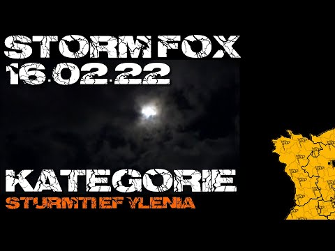 [ STURMTIEF YLENIA ] 16.02.22 I Wunderschöner Wolkenzug