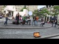 Amsterdam. Street band «Mood Sellers». July 2012 ...