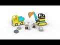 10931 LEGO® DUPLO Town Kravas automašīna un kāpurķēžu ekskavators 10931