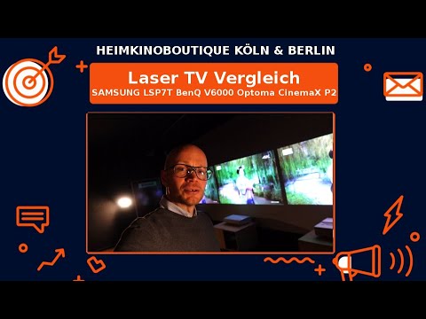 Laser 4K TV Beamer. Im Test: BenQ V6000, Optoma CinemaX P2 und Samsung LSP7T, der große Vergleich!