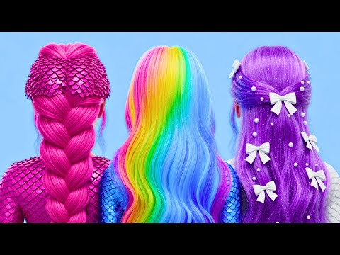 MERMAID BEAUTY HACKS ✨ How to Turn into a Mermaid 💖