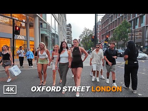 Walking London’s Oxford Street 🛍️ Friday Shopping Crowd from Oxford Circus to Marble Arch | 4K HDR