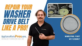 How to Replace Whirlpool/KitchenAid/Maytag Washer Drive Belt W11239857