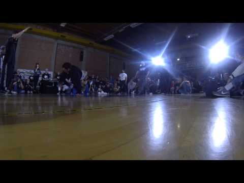 Funky Fresh 2014-Top 8: Lord Z (BboyTrip) & Koko vs Team Italy
