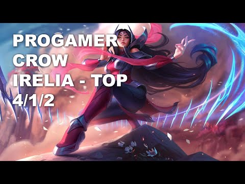 Progamer Crow Top Irelia vs Wukong - KR Challenger Rank Game