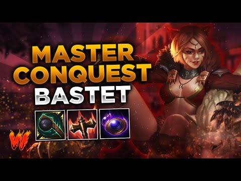 BASTET, SPAM DE GATETES! - Warchi - Smite Master Conquest