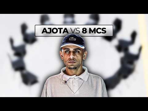 AJOTA VS. 8 MCS IN A BATTLE OF RHYMES | TUCURUVI BATTLE