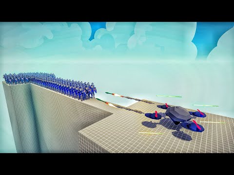 GIANT DRONE vs 200x EVERY UNIT - Totally Accurate Battle Simulator TABS