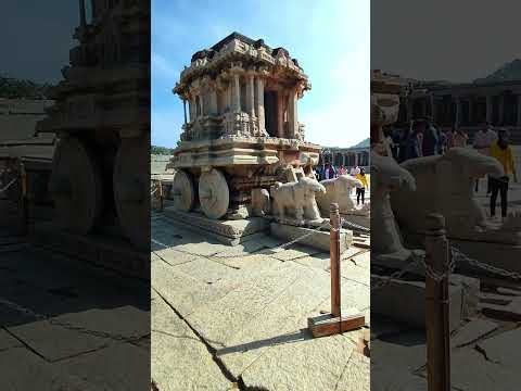 The Stone Chariot Hampi Karnataka | @ExplorewithSanjyot #explorewithsanjyot #hampi
