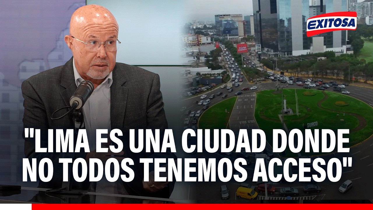 🔴🔵 Carlos Bruce cobre Lima: "Se necesita una ciudad policéntrica, donde no haya solo un centro"